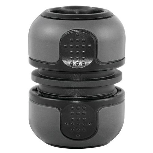 União de reparação em plástico para mangueira de rega – Ø 15 e 19 mm – Bimaterial União de reparação em plástico para mangueira de rega – Ø 15 e 19 mm – Bimaterial