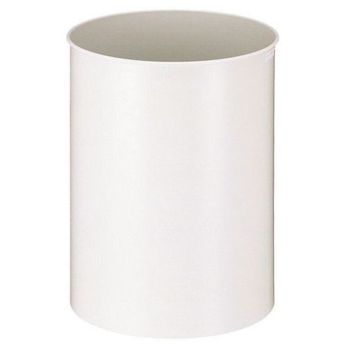 Caixote de lixo redondo em metal - 50 l Caixote de lixo redondo em metal - 50 l