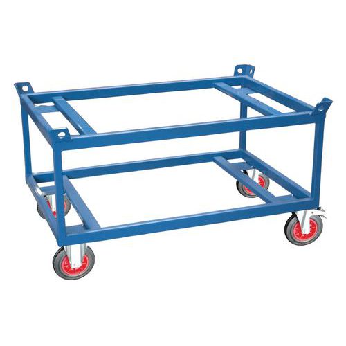 Base rolante alta para cargas pesadas – capacidade de 500 e 1000 kg