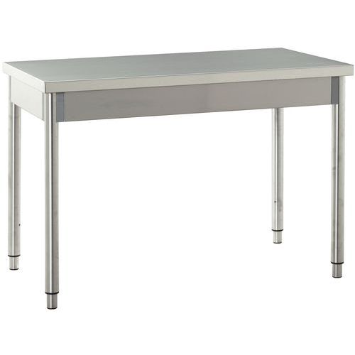 Mesa de trabalho em aço inoxidável Mesa de trabalho em aço inoxidável