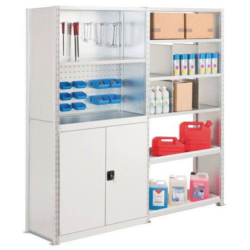 Kit de 2 estantes Ad'vance: ferramentas e produtos de manutenção - Manorga