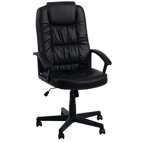 Cadeira de executivo Oregoni – preto – Manutan