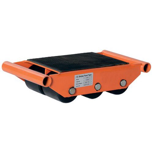 Base rolante com roletes fixos – Capacidade de 1000 a 6000 kg