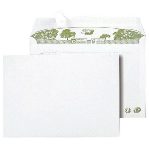 Envelope branco reciclado ERA Pure® de 80 g – Caixa de 500 unidades – GPV