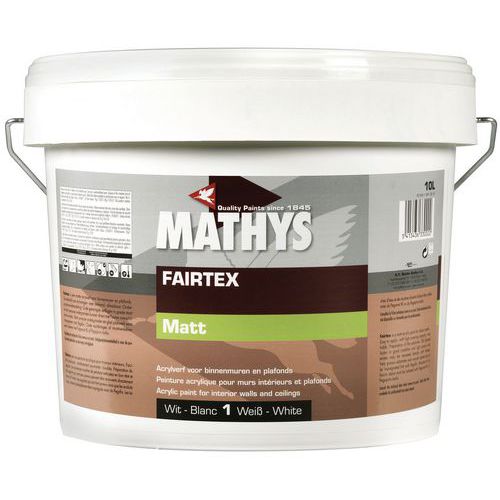 Tinta Mathys acrílica em branco mate para paredes e tetos – Rust-Oleum Tinta Mathys acrílica em branco mate para paredes e tetos – Rust-Oleum