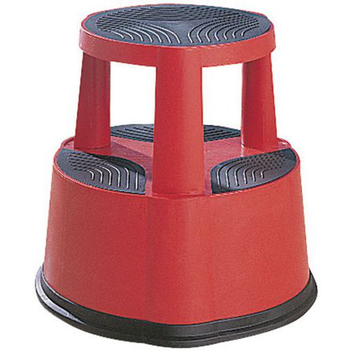 Miniescadote móvel Pro em polipropileno – 2 degraus – Novap Miniescadote móvel Pro em polipropileno – 2 degraus – Novap