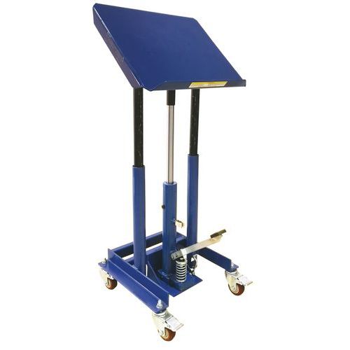 Móvel de apoio hidráulico com coluna – capacidade de carga de 225 kg