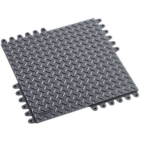 Placa antifadiga industrial modulável 570 De-Flex™ -– Borracha – Notrax