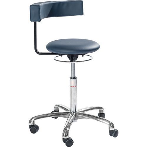 Cadeira Saturn Alu610 - Couro sint. - Baixa - Global Professional Seating Cadeira Saturn Alu610 - Couro sint. - Baixa - Global Professional Seating