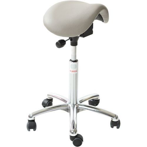 Banco Mini Easy Seat - Couro sint. - Baixo - Global Professional Seating Banco Mini Easy Seat - Couro sint. - Baixo - Global Professional Seating