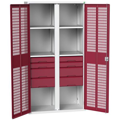 Armário de EPI e manutenção Verso