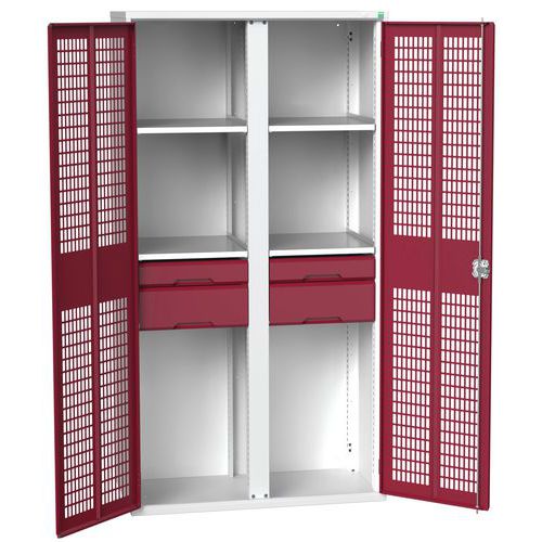 Armário de EPI e manutenção Verso