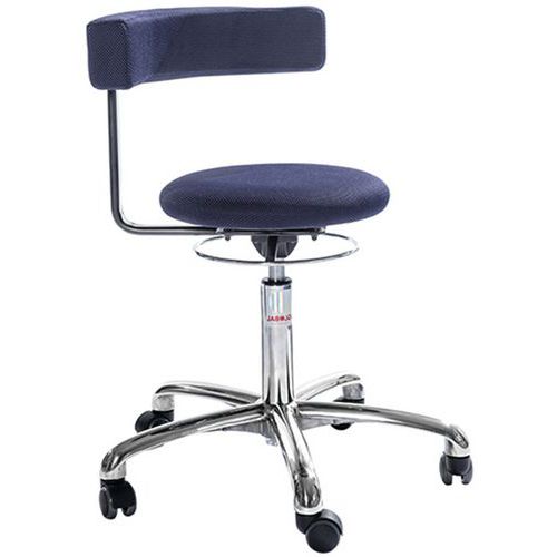 Cadeira Saturn Alu610 - Tecido - Baixa - Global Professional Seating