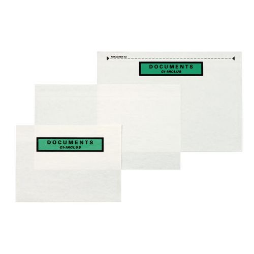 Envelope porta-documentos – Papel de fibras naturais – Documento incluído
