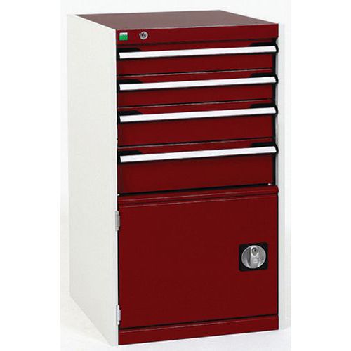 Armário de oficina Cubio SL-5610-4 com gavetas - Bott