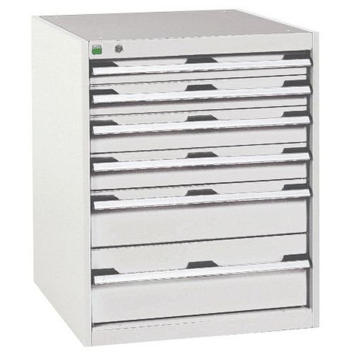 Armário de oficina Cubio SL-658-6.1 com gavetas - Bott