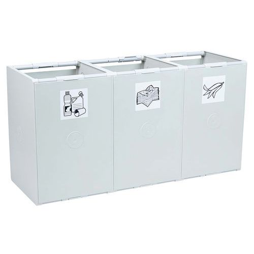 Módulo de reciclagem em plástico – 1, 2, 3 ou 4 (60 L)