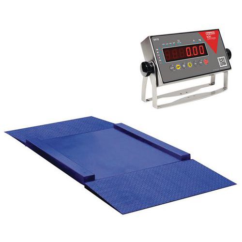 Plataforma de pesagem EPÓXI + 2 rampas de acesso de 1500 e 3000 kg