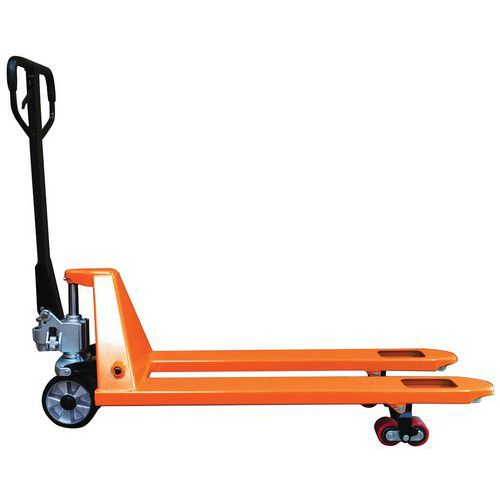Porta-paletes manual laranja – Capacidade de 2500 kg
