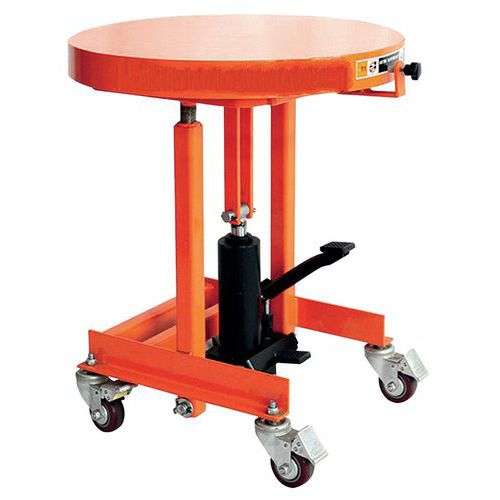 Mesa com tampo giratório 200 kg