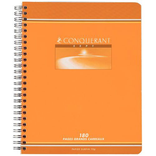 Caderno Conquérant 7 - Quadrados grandes