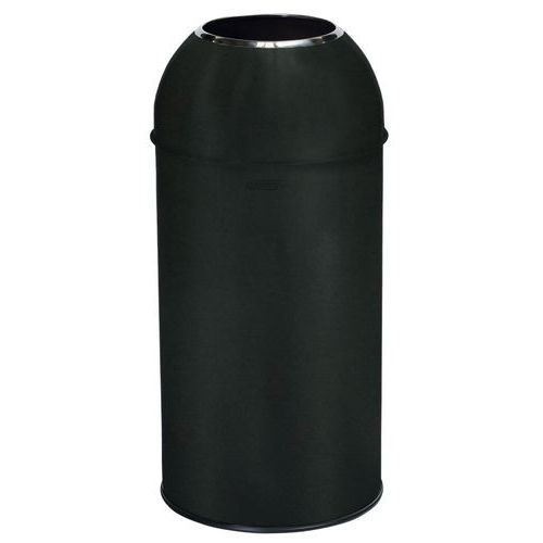 Caixote de lixo com tampa em cúpula Open 40 L - Manutan