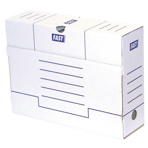 Caixa de arquivo branca – conjunto de 25 – Fast