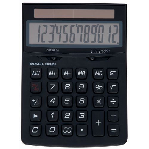 Calculadora de secretária ECO 850 – 12 teclas – Maul