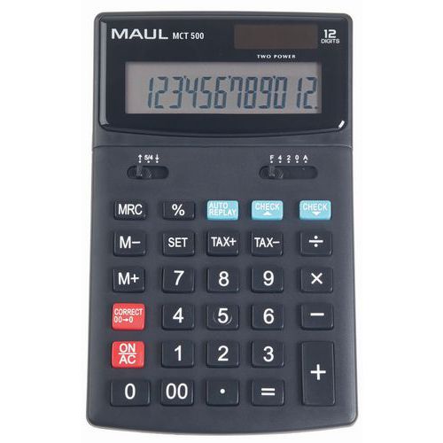 Calculadora de secretária MCT 500 – 12 teclas – Maul