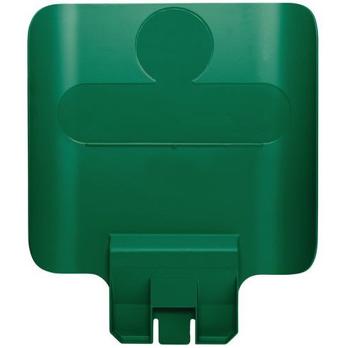 Painel para estação de reciclagem Slim Jim – Rubbermaid