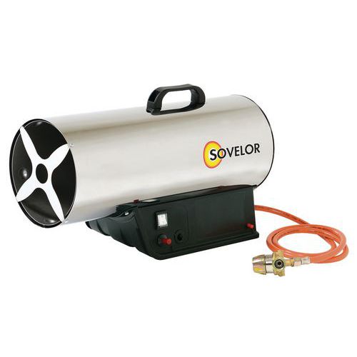 Aquecedor de ar pulsado portátil – gás propano e ignição manual – MG 180 e MG 310 – Sovelor