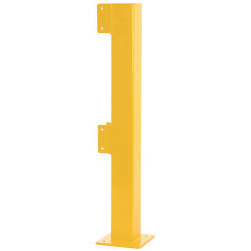 Poste em aço galvanizado para barreira de segurança – exterior – Dancop