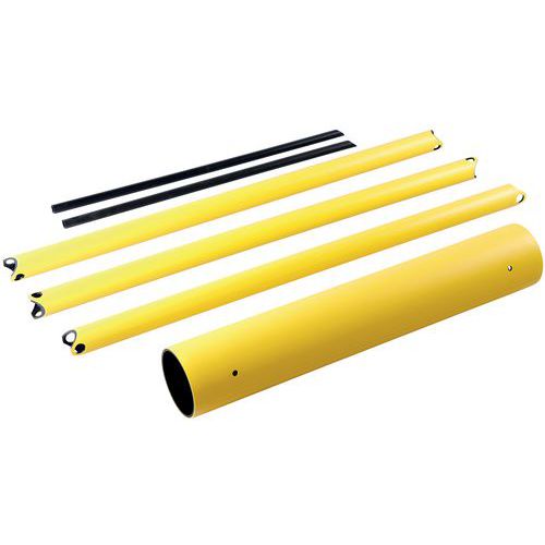 Travessa tubular para barreira flexível modular Echo – conjunto de 3 – Dancop Travessa tubular para barreira flexível modular Echo – conjunto de 3 – Dancop