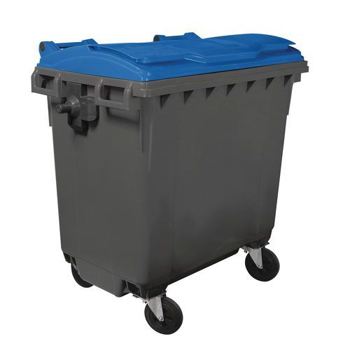 Contentor para resíduos com 4 rodas – 770 L – Mobil Plastic