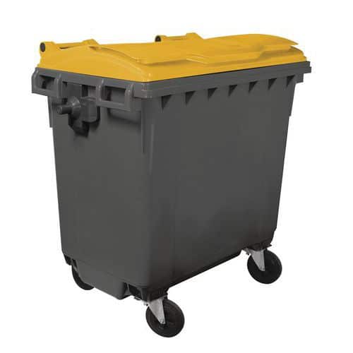Contentor para resíduos com 4 rodas – 770 L – Mobil Plastic