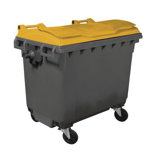 Contentor para resíduos com 4 rodas – 660 L – Mobil Plastic Contentor para resíduos com 4 rodas – 660 L – Mobil Plastic