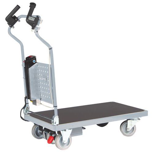 Carro elétrico com espaldar dobrável – e-drive – capacidade de 500 kg Carro elétrico com espaldar dobrável – e-drive – capacidade de 500 kg