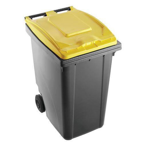 Caixote de lixo bicolor – 360 L – Mobil Plastic