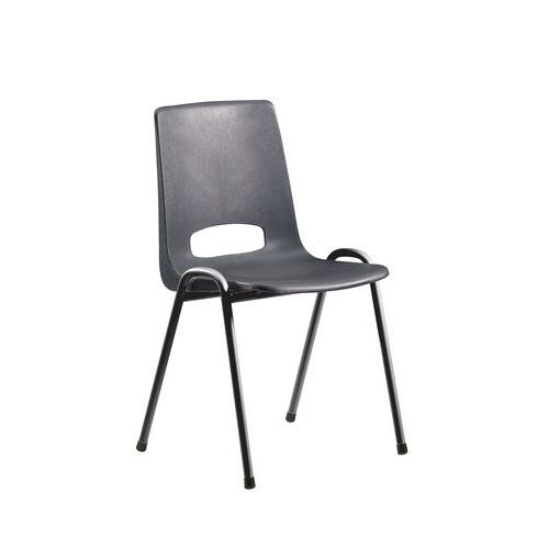 Cadeira com estrutura em plástico – Antracite