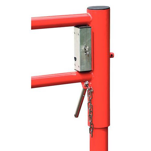 Fechadura de segurança NF11 mm para barreira giratória