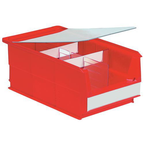 Separador longitudinal para caixas de múltiplos compartimentos