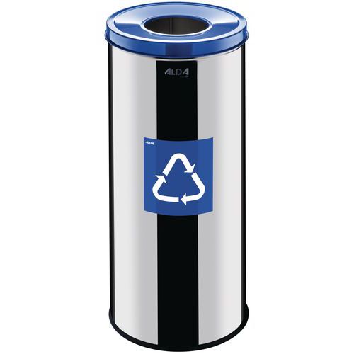 Caixote de lixo para reciclagem metálico Prestige EKO – 45 L