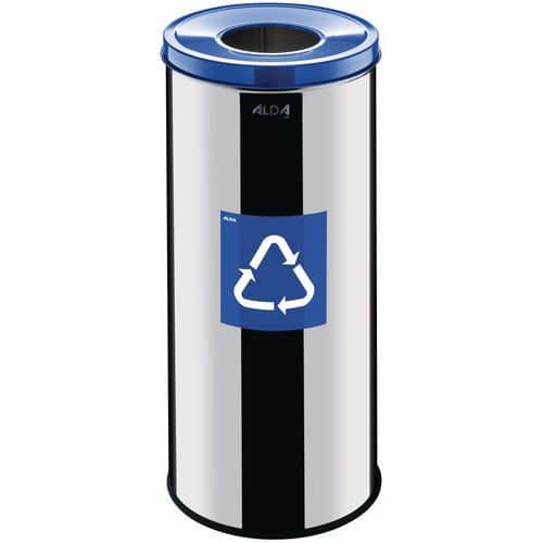 Caixote de lixo para reciclagem metálico Prestige EKO – 45 L