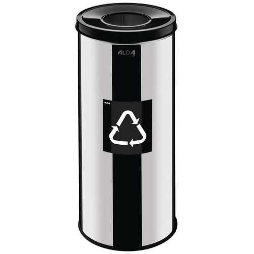 Caixote de lixo para reciclagem metálico Prestige EKO – 45 L