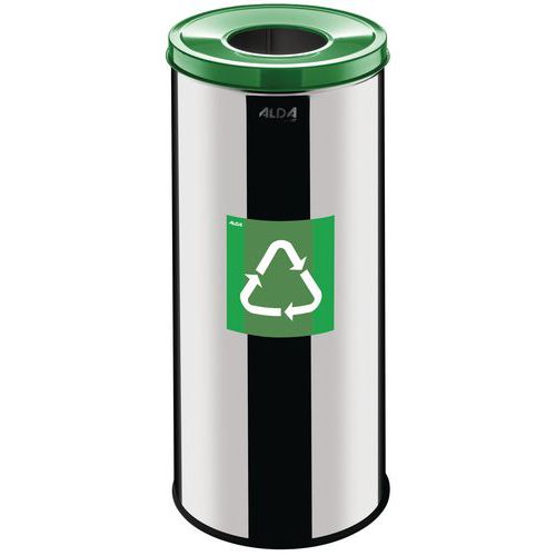 Caixote de lixo para reciclagem metálico Prestige EKO – 45 L