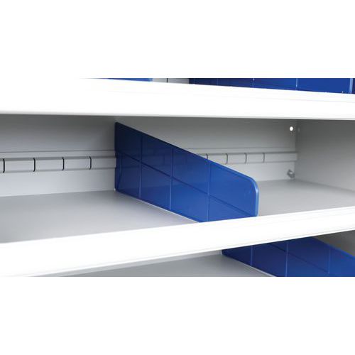 Divisórias em plástico para armário de compartimentos - Manutan Expert