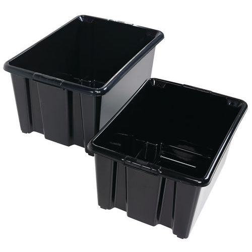 Caixa de arrumação reciclada – 32 L e 52 L – Manutan Expert