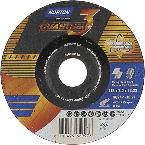 Disco de rebarbagem Quantum 3 Metal – Norton