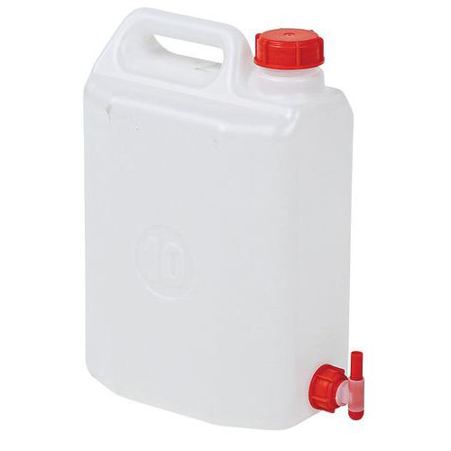 Kit de jerricã com torneira - 10 e 20 l Kit de jerricã com torneira - 10 e 20 l