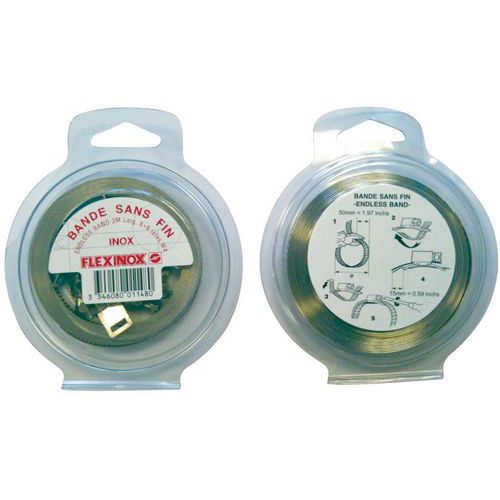 Kit de correias sem fim e 8 cabeças Serflex – 8 mm de largura